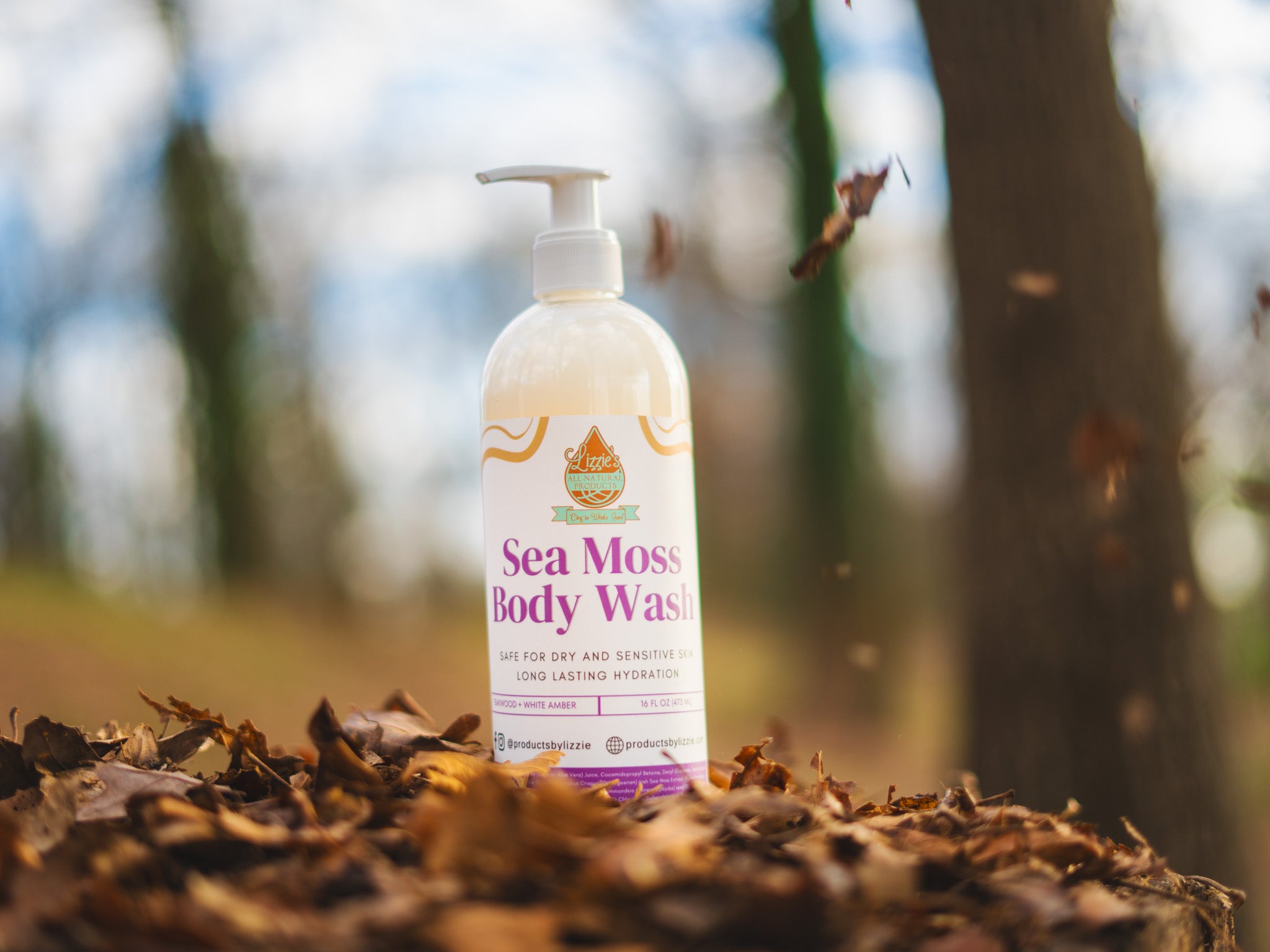 Sea Moss Body Wash – Lizzie's All-natural Products