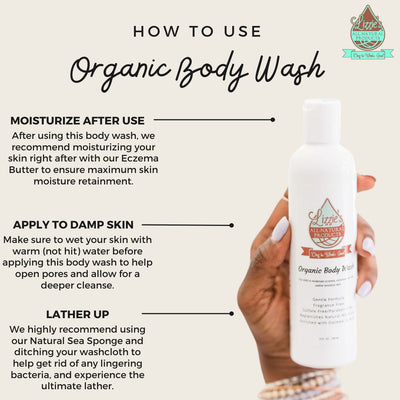 Organic Unscented Body Wash for Eczema